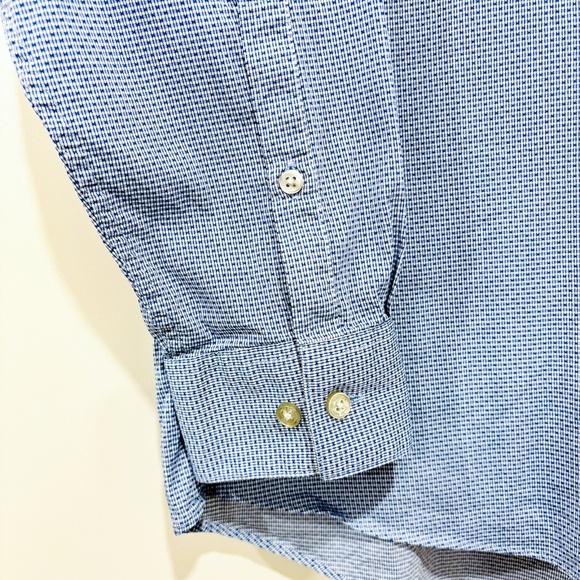 CALVIN KLEIN Patterned blue shirt - Picture 5 of 8